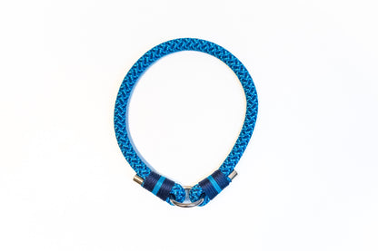 Ready to ship - tagcollar - L (blue pattern)