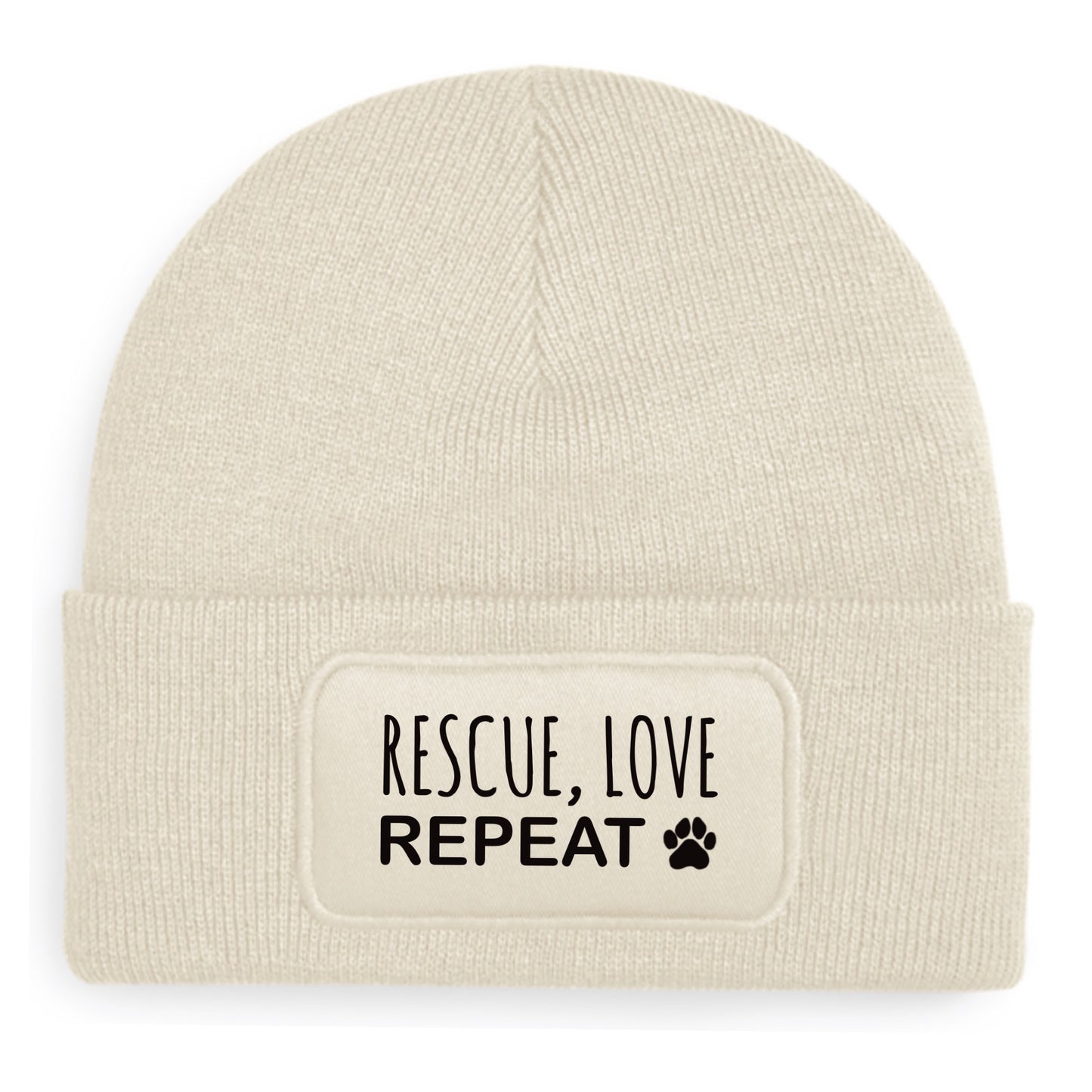 RESCUE, LOVE, REPEAT beanie