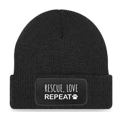 RESCUE, LOVE, REPEAT beanie