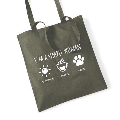 SIMPLE WOMAN totebag