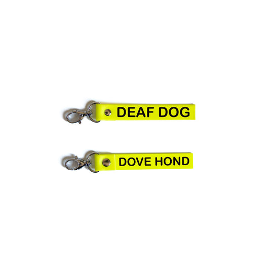 Warning tag - DEAF DOG